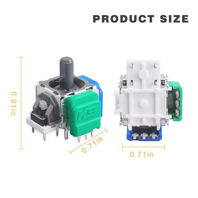 Replacement 3D Analog Hall Effect Joystick For Playstation 5 Game Controller Thumbstick Repair Parts For Ps5/Ps4/Xbox/Switch Pro