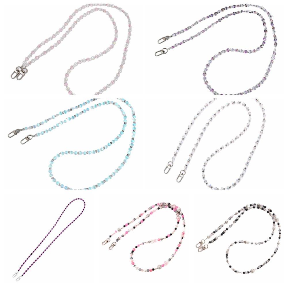Love Heart Mobile Phone Crossbody Strap Bag Chain Phone Neck Straps  Earphone Case Strap