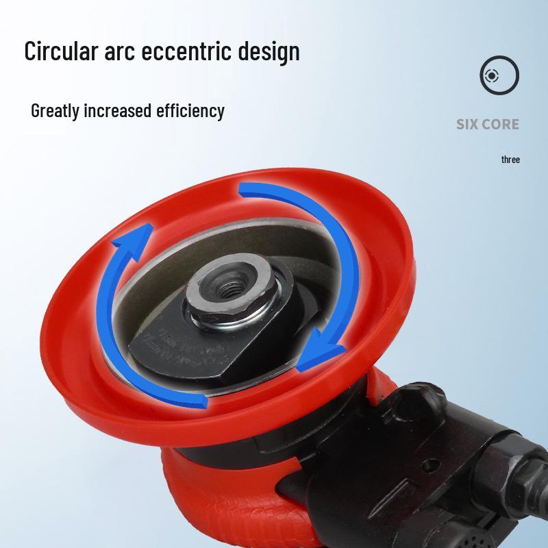5-inch Gaobao Air-Powered Pneumatic Sander & Polisher for Metal, Car, and Stone.