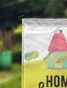 Printtoo Tan Home Sweet Home Garden Summer 12.5""x18"" Double Sided  Flags Campsite  Flag
