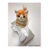 Sanei Graceful Revival Miiya the Kitten Gold Standing Plush, 15cm, Made In Japan