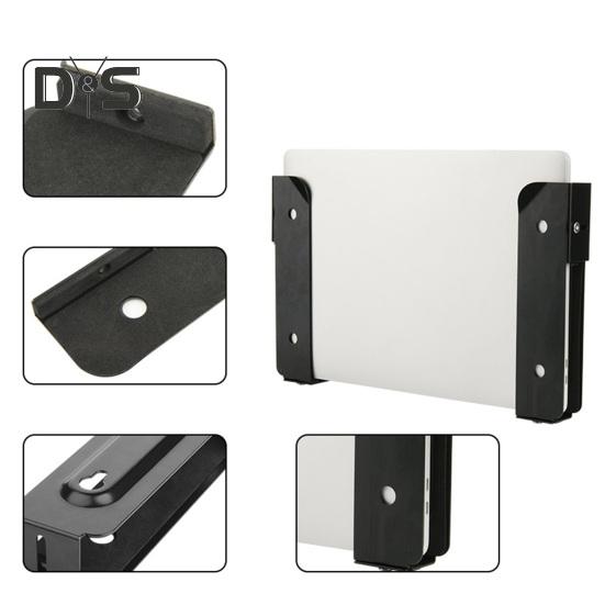 Wall Laptop Mount Holder Adjustable Design Sturdy Metal Construction Easy Installation Tablet Laptop Storage Rack