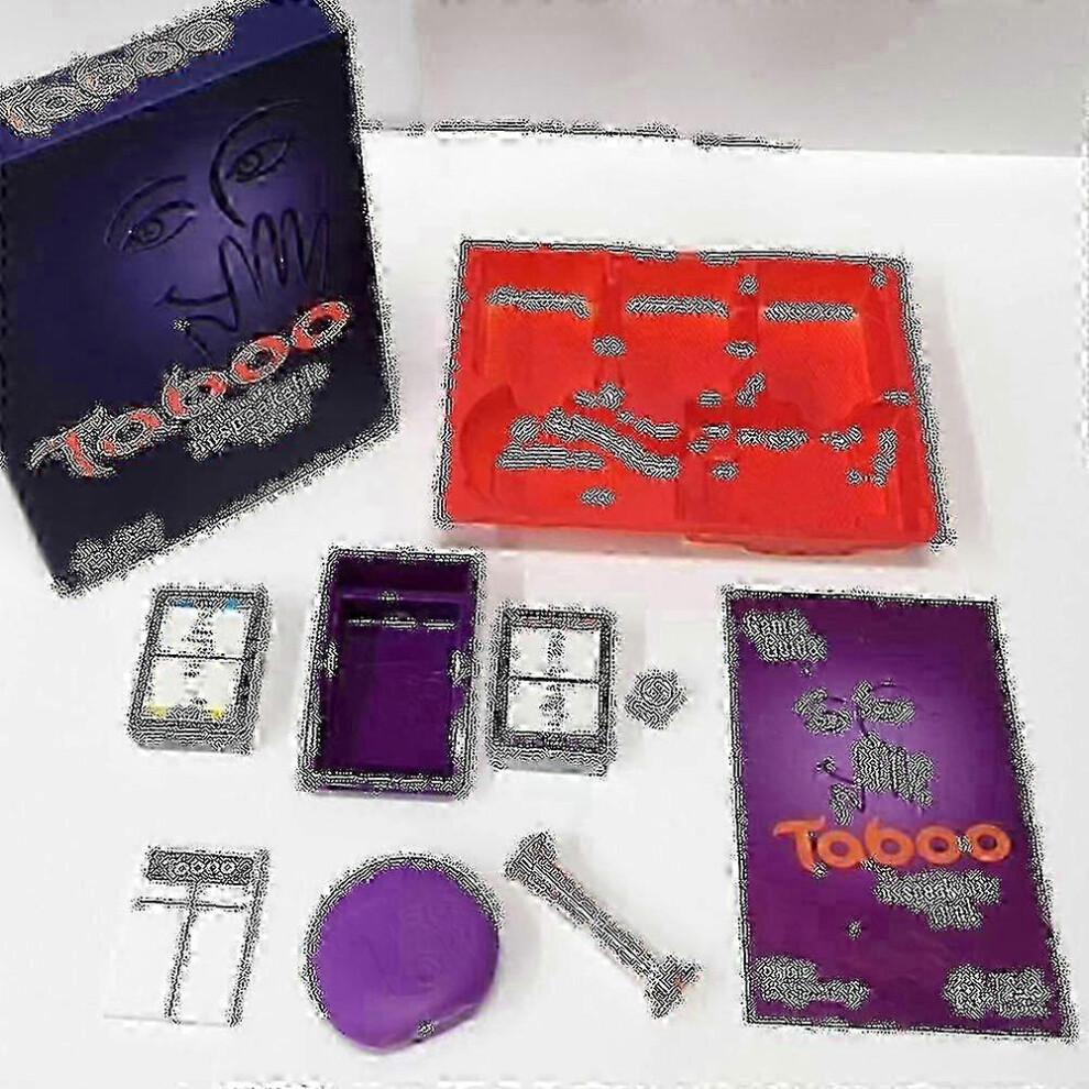 26-27 Taboo Game Classic Hourglass Timing Family Board Game WHBYV