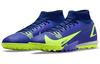 Nike Mercurial Superfly 8 Academy TF Turf High-Top Soccer Shoes Blue CV0953-474