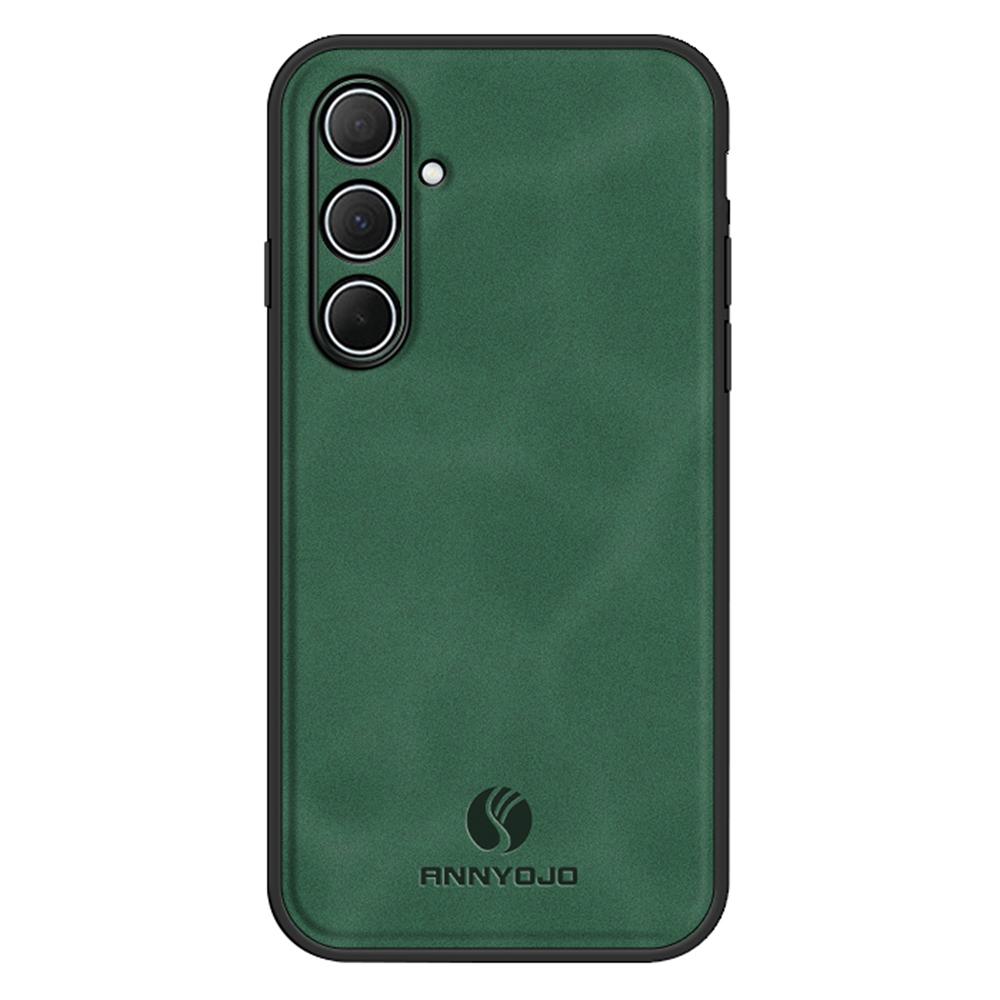 ANNYOJO For Samsung Galaxy A56 5G Case PU Leather+PC+TPU Anti Drop Phone Back Cover