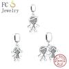 FC Jewelry Fit Original Pan Charms Bracelet Authentic 925 Silver Little Boy Girl Son Daughter Bead Pendant For Women Berloque