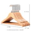 JINGRUIXIANG Vintage Wooden Hangers (10-Pack)