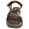 Zara Fashion Open-Toe One-Strap Sandals 4Cm Women Sandals Brown 2606610116
