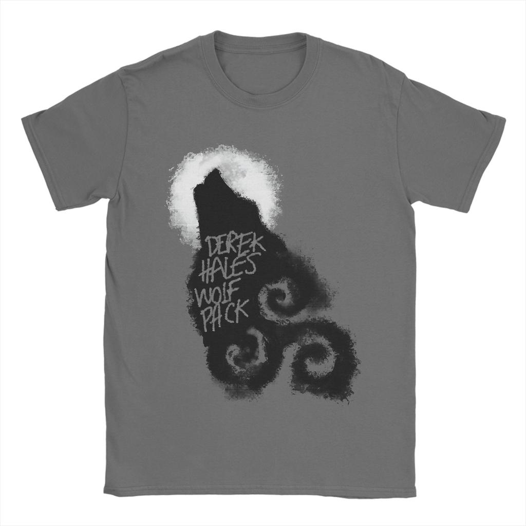 Men Women Teen Wolf Pack T Shirts 100% Cotton Tops Humorous Short Sleeve Round Collar Tee Shirt Adult T-Shirts