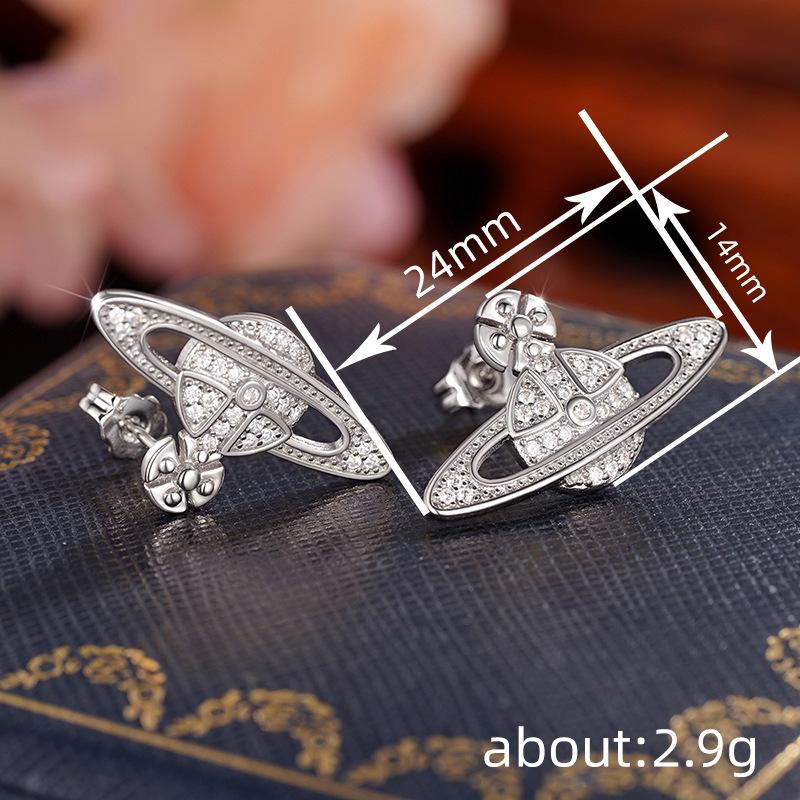 Earrings Girl, Flower Planet Cosmic Ornament, Sweet Wind Earrings