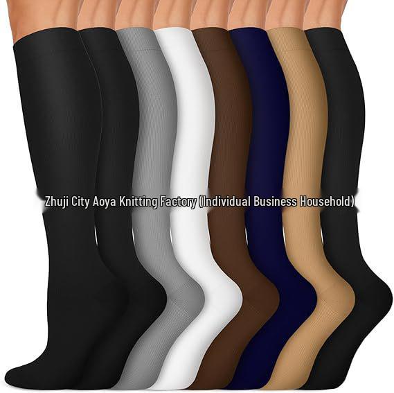 Cross-border Over-the-Knee Compression Yoga & Sport Socks Set
