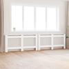 vidaXL Radiator Covers 2 Pcs. White 172×19×81.5 Cm MDF