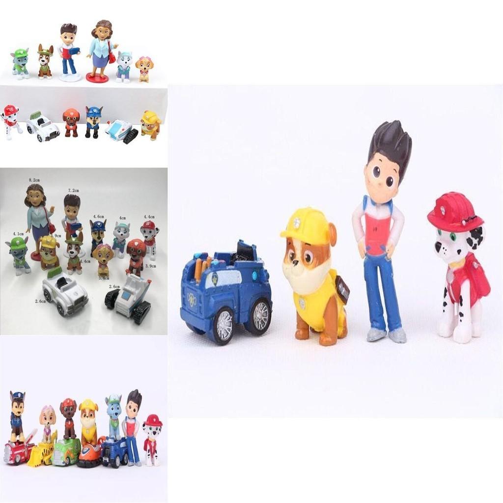 Süße und Coole Paw Patrol Figuren Ideale Schreibtischdekorationen 12er Sammlungsset