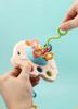 Sensory Toy Elephant Montessori Teething Toy Beige