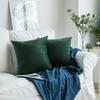 Decorative Pillowcase, Velvet, Bottle Green