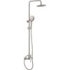 Neo Ensemble De Douche Luxe Shower Set 20 Cm Brushed Steel