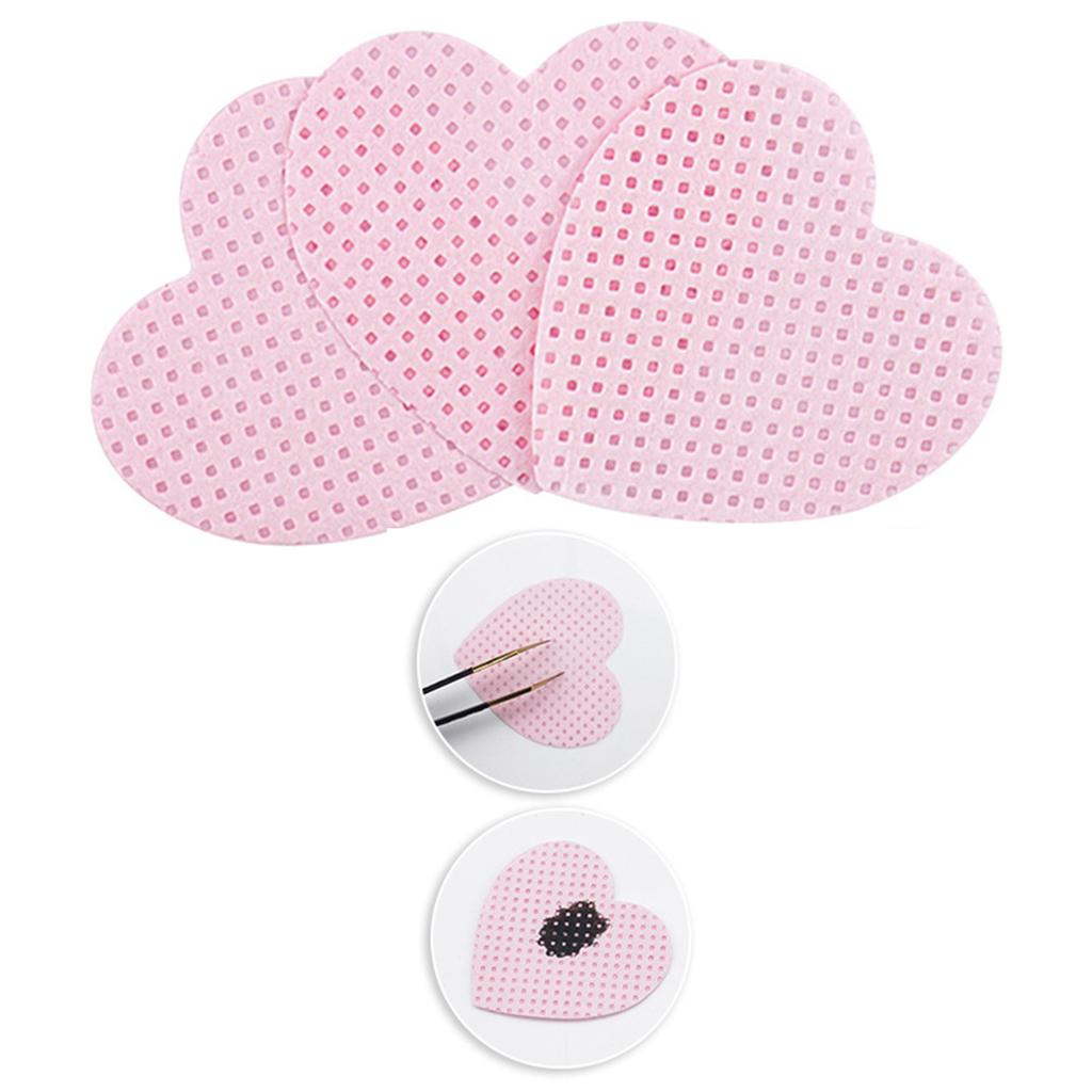 Eyelash Extension Glue Wipes Eyelash Glue Cleaner Non Woven Fabric Glue Wipes for Lash-Extension Glue Nail Polish Bottle