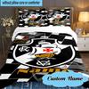 Custom Name Vasco da Gama Crest Bedding Set 3pcs, Bedding Set Including 1pc Duvet Cover And 2pcs Pillowcases for Bedroom, Dormitory Gift
