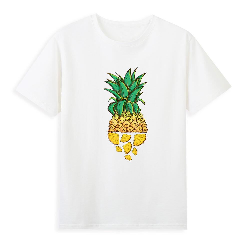 Hawaiian Cutting Fresh Pineapple Summer Fruit Tshirt S