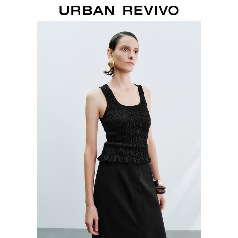 

Женский ретро облегающий вязаный жилет с текстурой XL