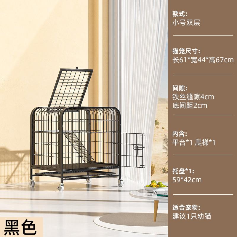Cat Cage  Villa 2 Floors Super Large Space Cat Cage Nest with Toilet Cat House  Climbing Frame