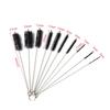 Bottle Clean Brushes 10pcs Set Stainless Steel Soft Hair Brush Pipette Straws Brushes Multipurpose Household Cleaning Tools