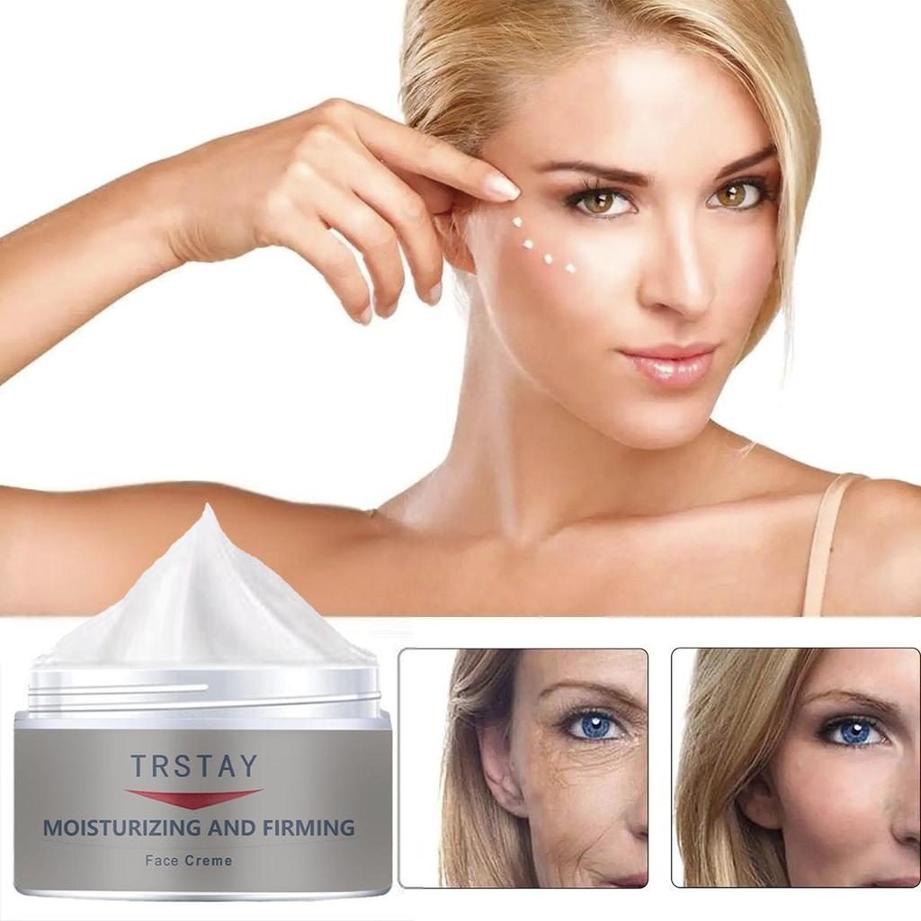 Krém na obličej proti vráskám, zpevňující pleť, bělící a rozjasňující, antioxidační, hydratační krém proti stárnutí