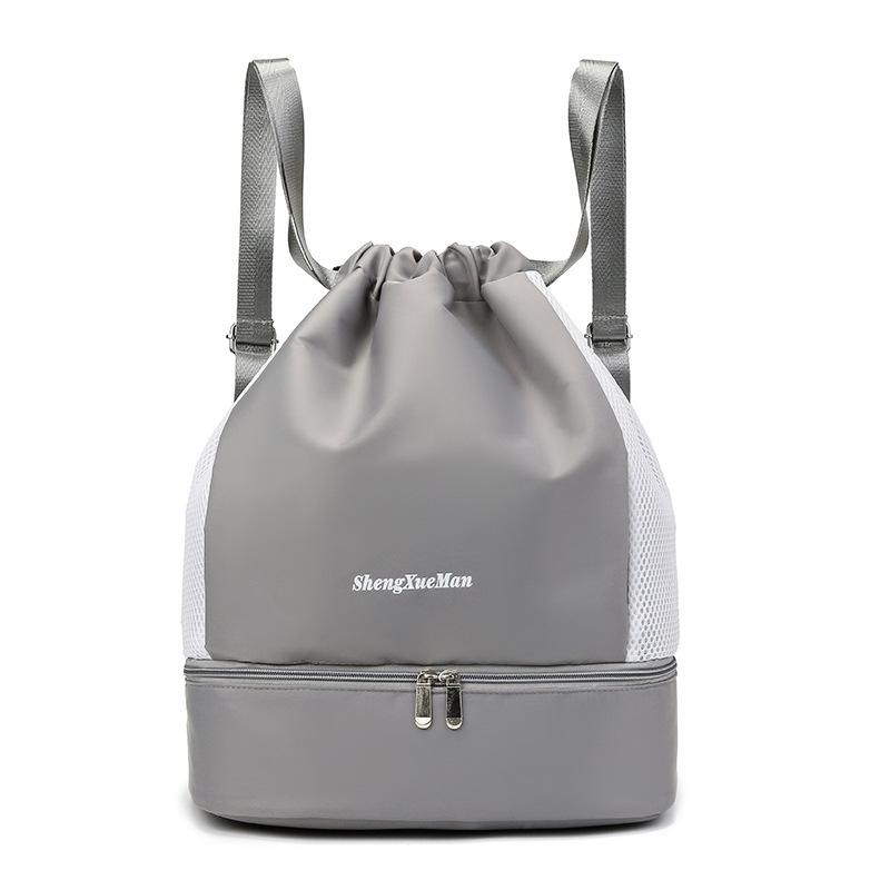 Fitness bag wet and dry separation swimming bag waterproof beach storage sports backpack women s small bag swimming bag portable men