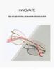 Fashion Cat Eye Blue Light Glasses, Metal Frame, Prescription-Compatible Myopia Lenses, 2025 Edition.