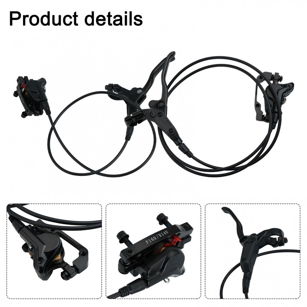 Sensitive Double Piston Hydraulics for MTB Brake System Left and Right