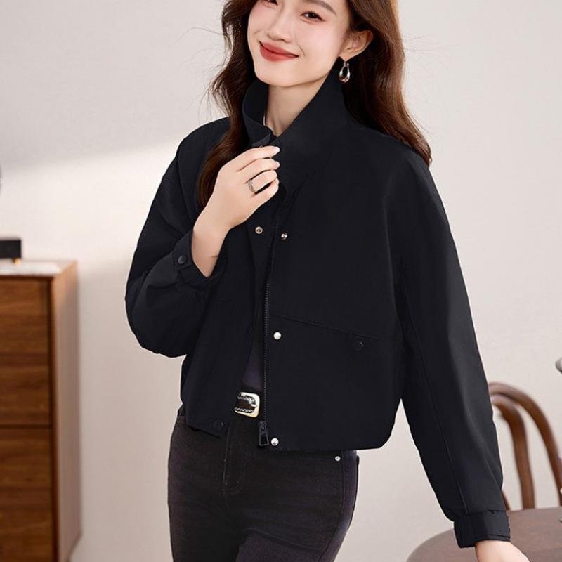 Ankora Red Coat Women's Short New Spring and Autumn Korean Style Loose Casual Casual Jacket Tops for Small People