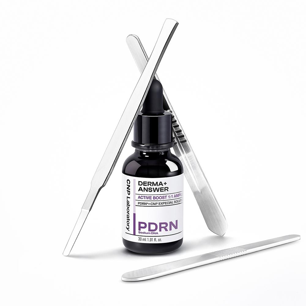 CNP LABORATORY Derma Answer Ampolă Activă Boost PDRN 30ml+30ml – Îngrijire pentru Repararea și Fermitatea Pielii, Coreeană