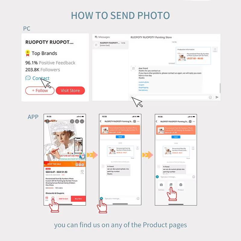 24 Color Personalised Paint By Numbers Photo Custom DIY Oil Painting By Number Picture Canvas Portrait Family Children Photo