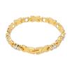 Women Magnet Therapy Bracelet Women Stylish Shiny Faux Crystal Inlaid Bracelet Jewelry Accessory Gift