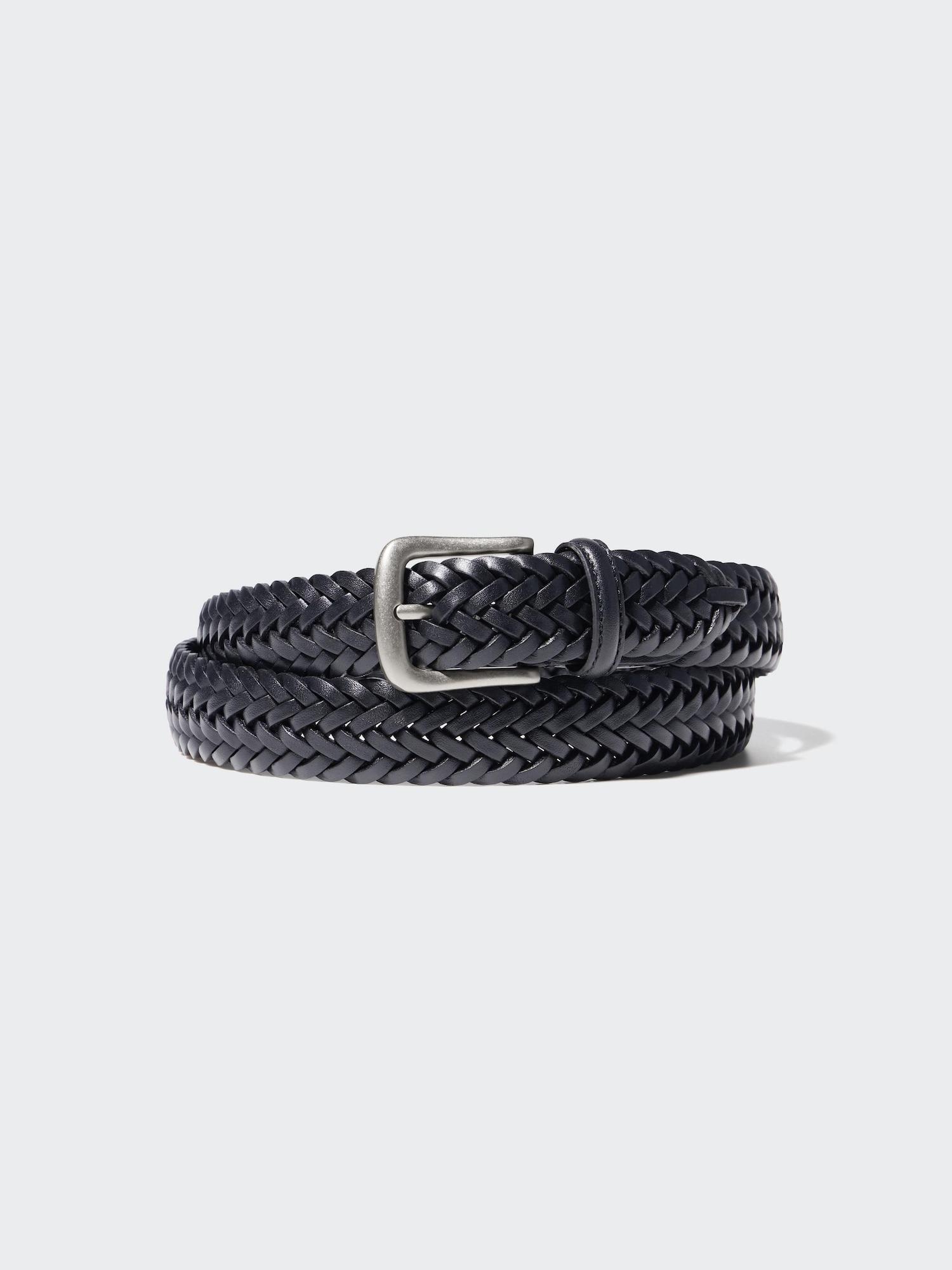 

Ремень из кожи и сетки Uniqlo Japan 09 BLACK/M