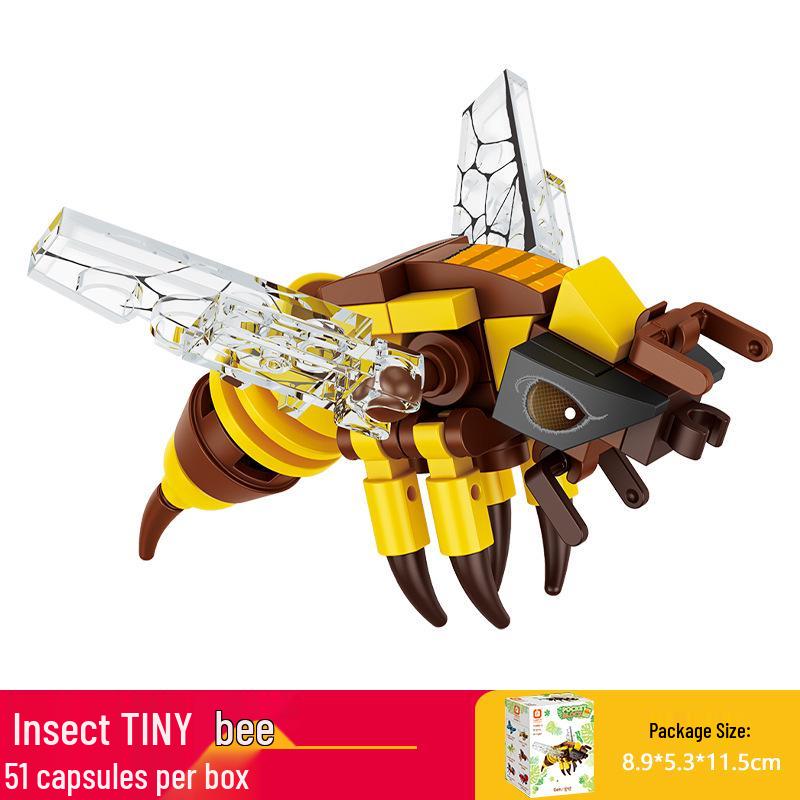 Fangcheng Children's Educational Insect Model Building Set: Butterfly, Scorpion & Centipede Puzzle Toy