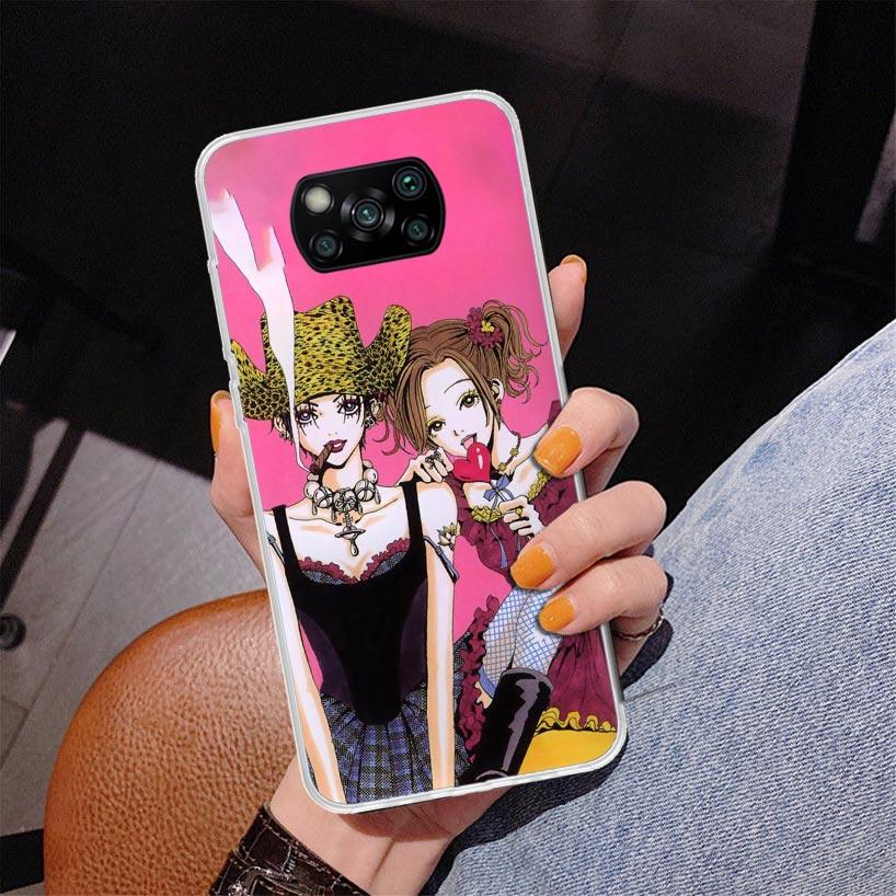 NaNa Osaki Anime Phnoe Case for Xiaomi Poco X5 X6 X7 Pro X4 Gt F7 Ultra M8 M7 Redmi 15C 15 13C 13 12C 12 Unique Cover Coque Poco