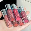 NEW Water Glazed Mirror Lip Gloss Makeup Crystal Jelly Moisturizing Lip Glaze Long Lasting Grape Color Liquid Lipstick Cosmetics