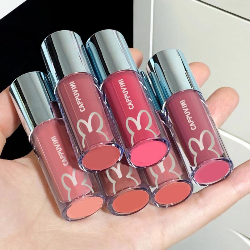 NEW Water Glazed Mirror Lip Gloss Makeup Crystal Jelly Moisturizing Lip Glaze Long Lasting Grape Color Liquid Lipstick Cosmetics