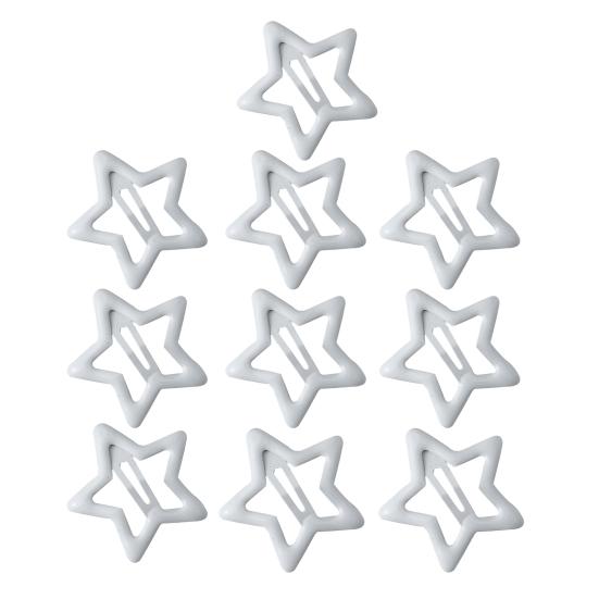 10Pcs Girl Hairpin Versatile Star-Shaped BB Clips Macaron Color Small Hair Pins Stable Hold Hair Accessories