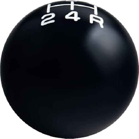 DEWHEL Black/White Inlay Sphere Aluminum 200 Grams Weighted Manual Shift Knob 5 Speed Short Throw Shifter M12X1.25 M10X1.5 M10X1.25 M8X1.25