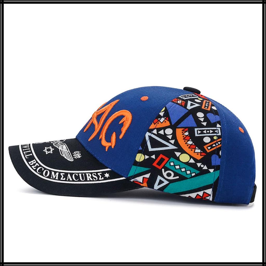 Monogramm-Stickerei Kappe Design Street Fashion Stilvoll CZ805 [Weißer Zahn] Herren Damen (Rose)