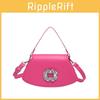 Fashionable Pu Compact Shoulder Bag With Square Rhinestone Decoration For Casual Daywear