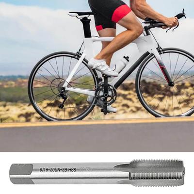 Bike Crank Pedal Thread Tap Universal Ergonomic Design High Strength Good Hardness Sharp Edge Clean Damaged Pedal Screw