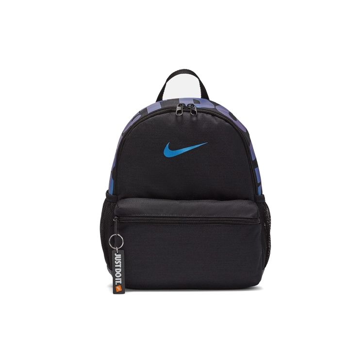 Nike Y Nk Brsla Jdi Mini Backpack Zipper Closure Polyester Unisex Backpacks Black BA5559-015 Black