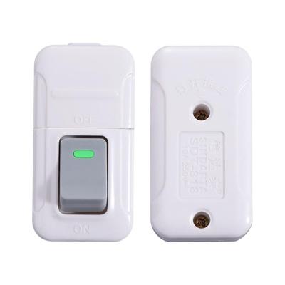 Electrical Accessories White Push Button Switch Plastic Convenient Light Switch Square Small Rocker Button Table Led Lights