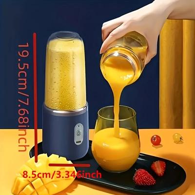 Přenosný mixér Láhev elektrický 6-nožový multifunkční mixér na šťávu Smoothie Mixér na led CrushCup Kuchyňský robot