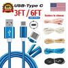 Langlebiges und stilvolles Nylon Stark geflochtenes Seil USB-C Typ-C 3.1 Daten-Synchronisations-Ladekabel