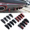 Car Body Spoiler 4Pcs Spoilers Easy Installation Fine Workmanship Eco-friendly Anti-deform Anti-scratch Decorate PP Material Universal Triangle Bumper