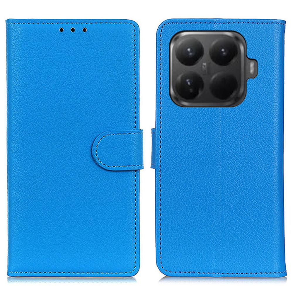 For Xiaomi 15T Pro Wallet Case PU Leather Phone Cover Litchi Texture